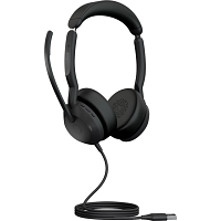 Jabra Evolve2 50, Stereo, UC, USB-A - On-Ear Headset